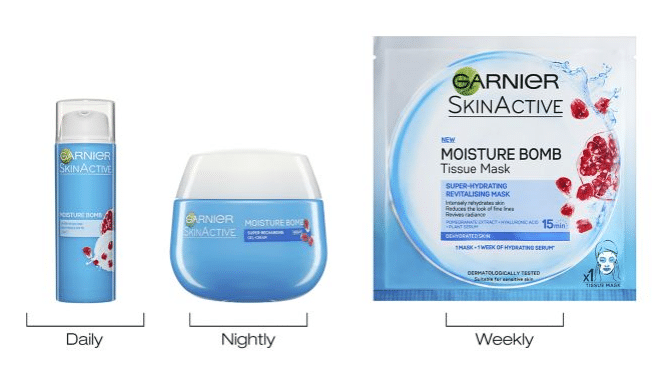 The Garnier three-in-one moisturiser bomb is a popular product among customers. (Boots)