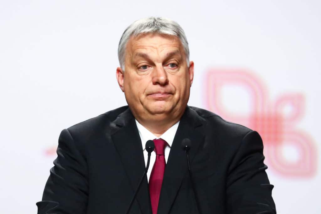 anti-LGBT+ prime minister of Hungary Viktor Orbán
