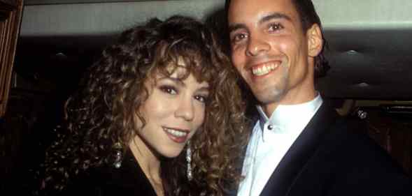 Mariah Carey with her brother Morgan