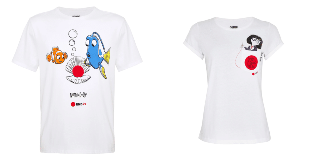 The collection features characters from Finding Nemo and The Incredibles. (Comic Relief/TK Maxx)