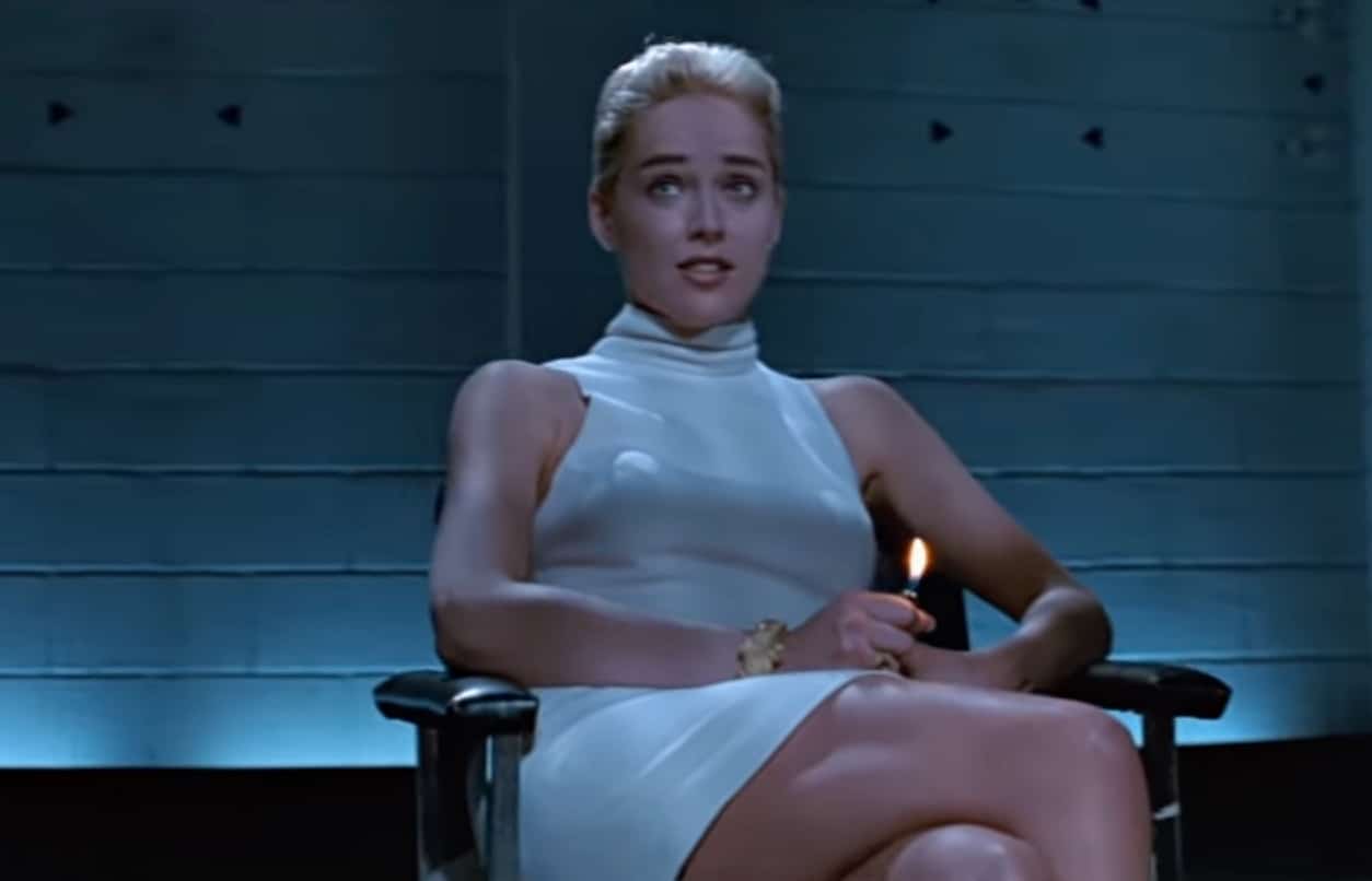 Sharon Stone Tricked Into Basic Instinct Vagina Shot Nudity 7367