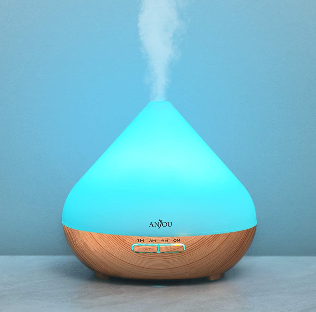 Diffusers have timer, sleep, colour change and mist features. (Amazon)