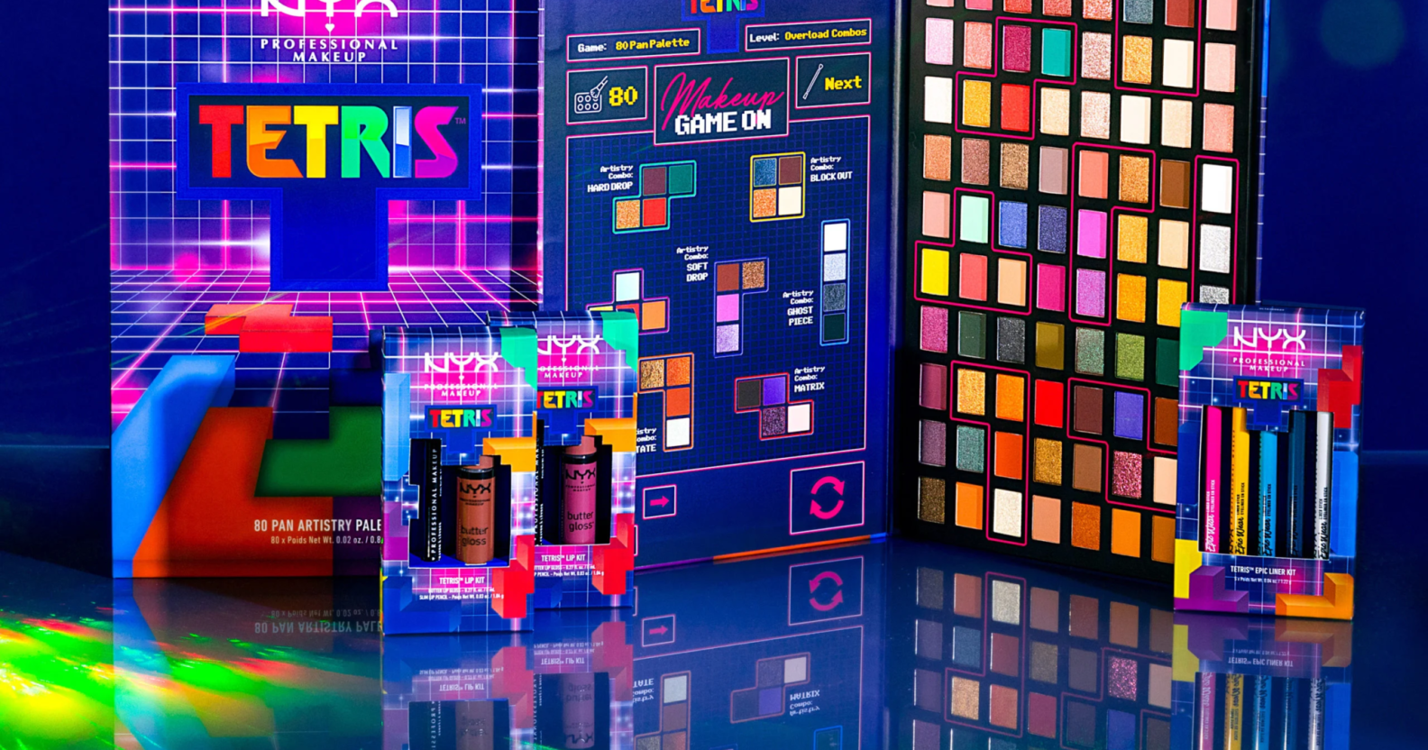 NYX Cosmetics Tetris Collection limited edition palettes will be out soon