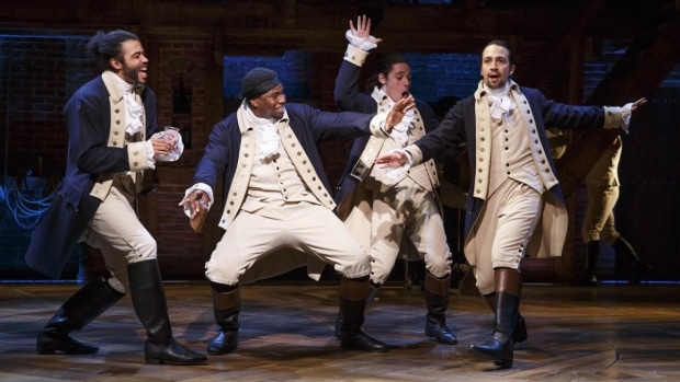 Hamilton the Musical follows the story of the Founding Fathers. (Joan Marcus)
