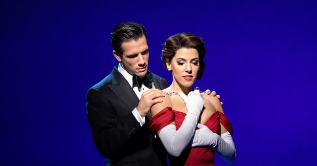 Danny Mac and Aimie Atkinson star as Edward and Vivian in the West End adaption of Pretty Woman. (Helen Maybanks)