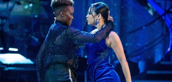 Nicola Adams and Katya Jones, the first-ever same-sex dance partners to perform on Strictly Come Dancing