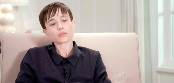 Elliot Page cries 'tears of joy' telling Oprah how happy he was to transition