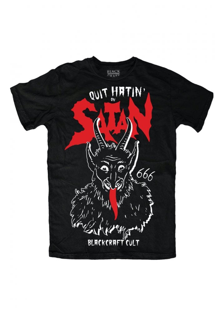 A "Quit Hatin' on Satan" t-shirt. (Attitude Clothing)