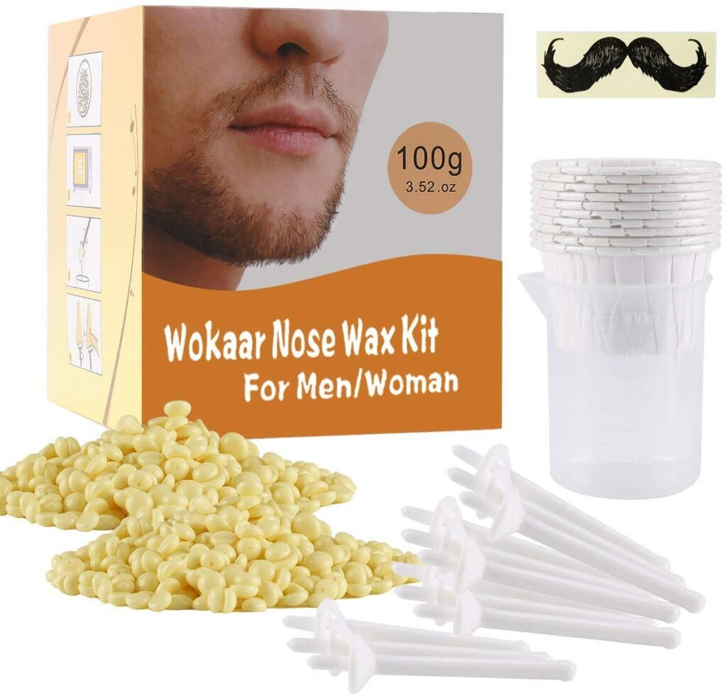 A nose hair waxing kit. (Amazon)