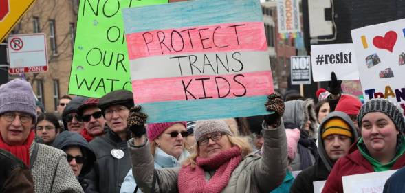 trans rights protest chicago illinois