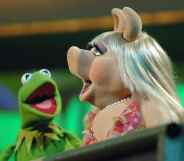 Kermit the Frog and Miss Piggy from the Muppet Show