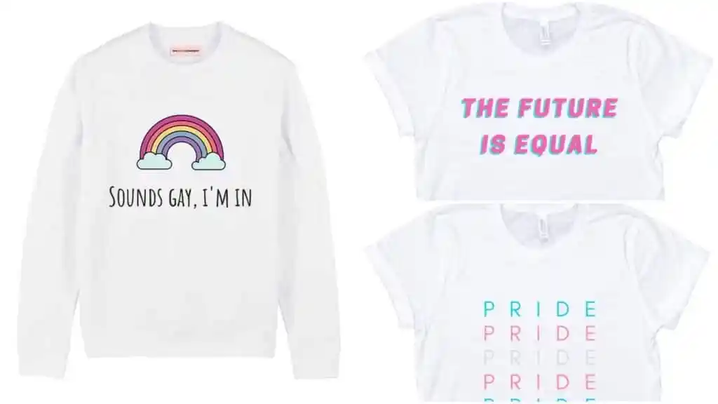 The brand also sells other Pride merch with donations to akt and Bloody Good Period. (The Spark Company)