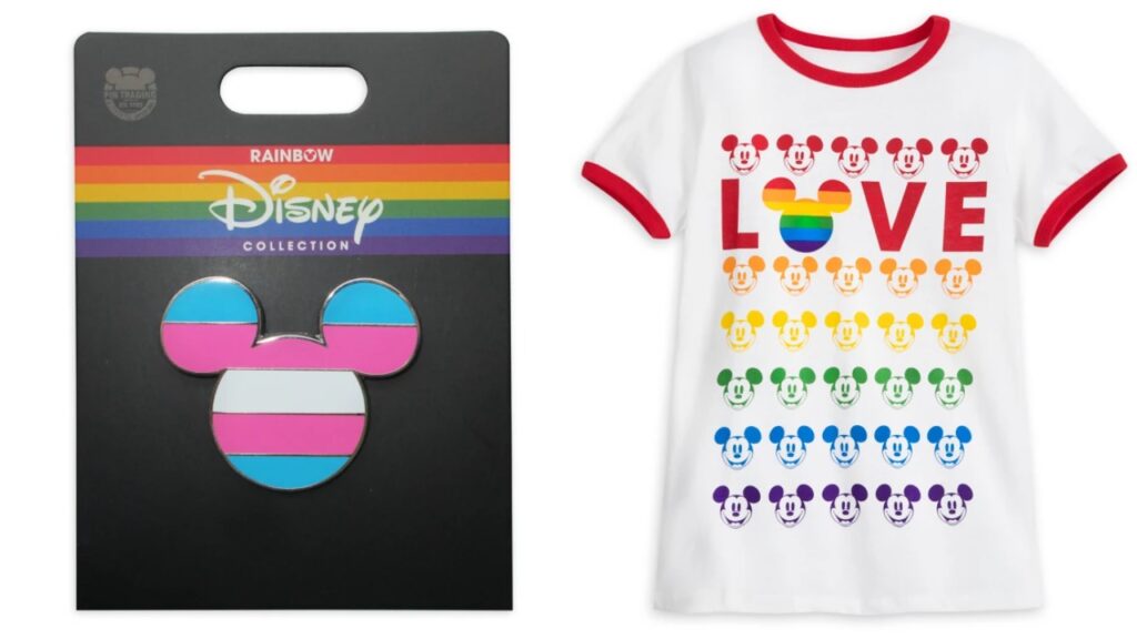Disney's Pride collection features the inclusive, trans, bi and lesbian flags for the first time. (Disney)