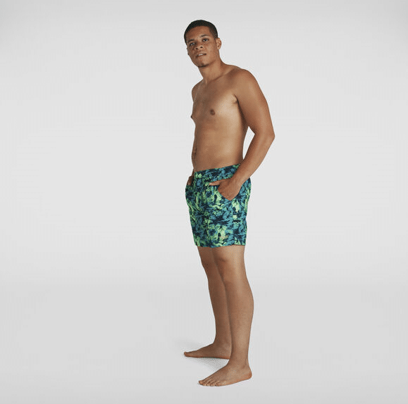 These tropical print shorts are available from Speedo.