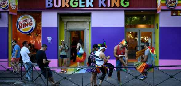 rainbow Burger King