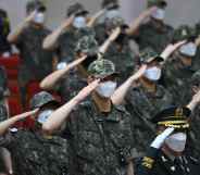 Soldier in South Korea