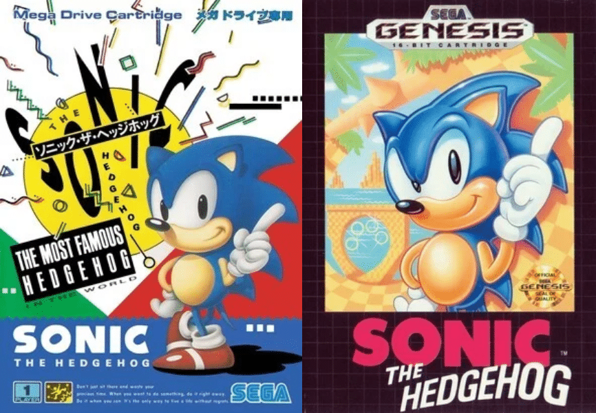 Sonic the Hedgehog covers