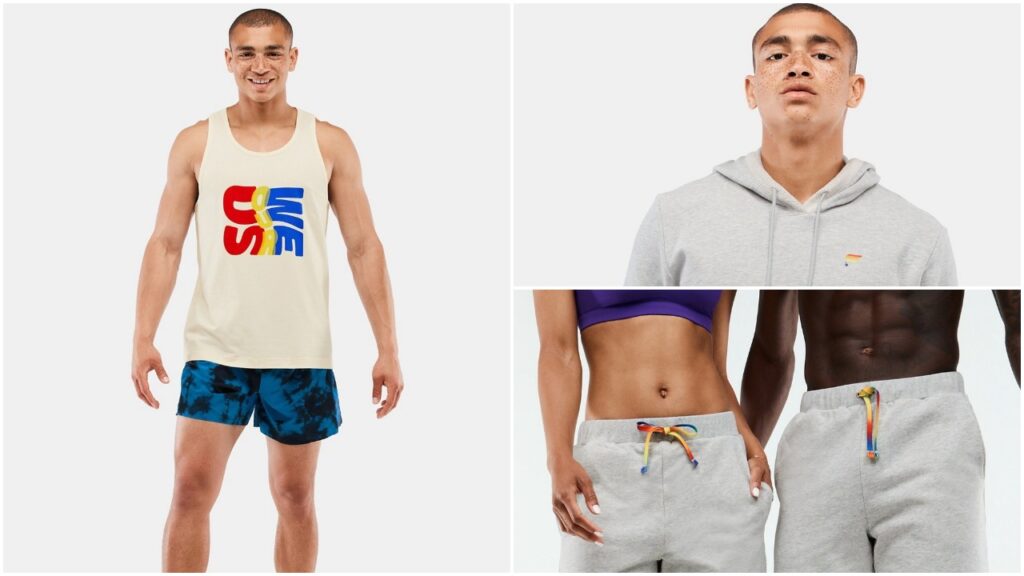 Fabeltics will donate $50,000 from the net proceeds of the Pride collection to GLAAD. (Fabletics)