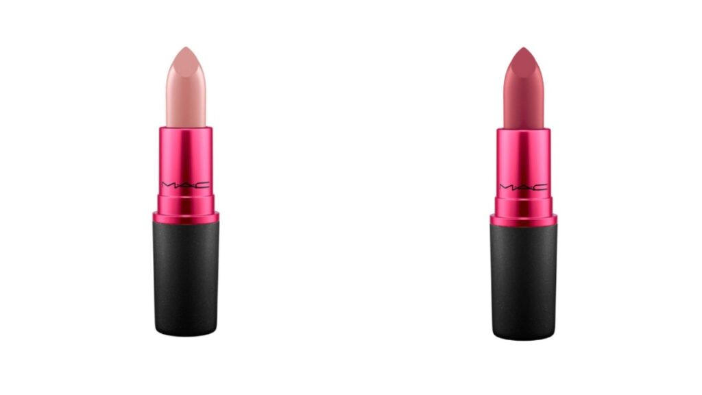 Viva Glam II and III from the collection which raises vital funds. (Mac Cosmetics)