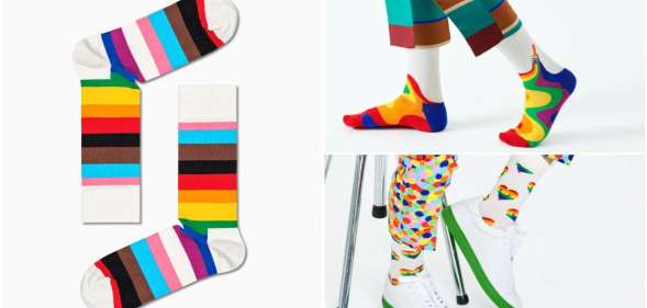 Happy Socks have released a stand-out collection to celebrate Pride 2021. (Happy Socks)