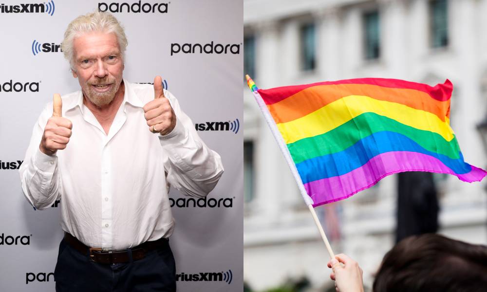 Richard Branson promises to take Pride flag to the edge of space