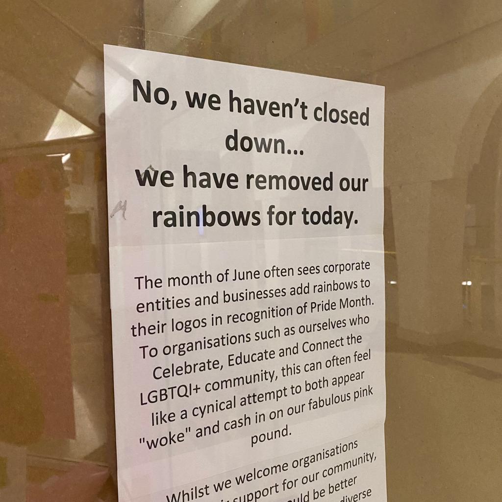 Pride rainbow washing capitalism 