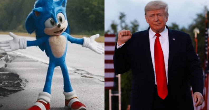 Sonic Porn Drag Queen - Team Trump's new social network GETTR has been flooded with Sonic the  Hedgehog furry porn | PinkNews