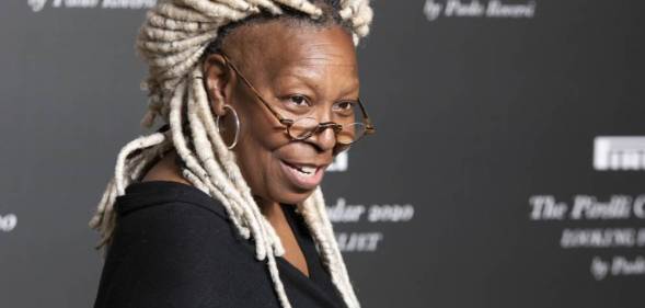 Whoopi Goldberg appears during the presentation of the Pirelli 2020 Calendar