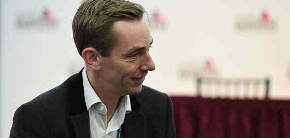 Broadcaster Ryan Tubridy in attendance at Day 3 of the 2015 Web Summit in the RDS, Dublin, Ireland.