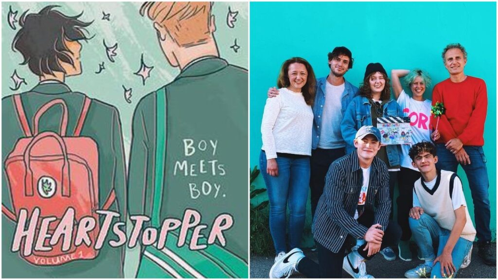 Heartstopper by Alice Oseman is being adapted into a Netflix series. 