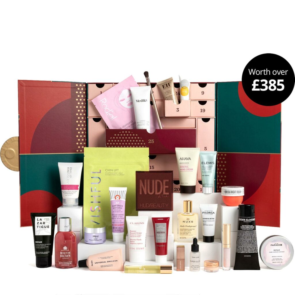 The Feelunique beauty advent calendar for 2021. 