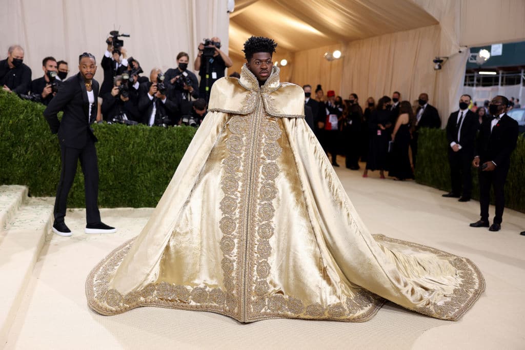 Lil Nas X attends The 2021 Met Gala Celebrating In America: A Lexicon Of Fashion