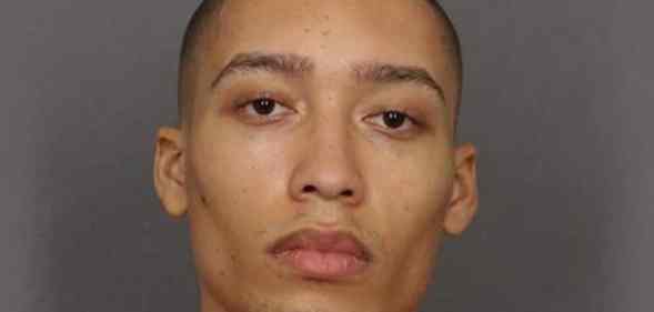 Christian A Smith has his picture taken at Salem County Correctional Facility