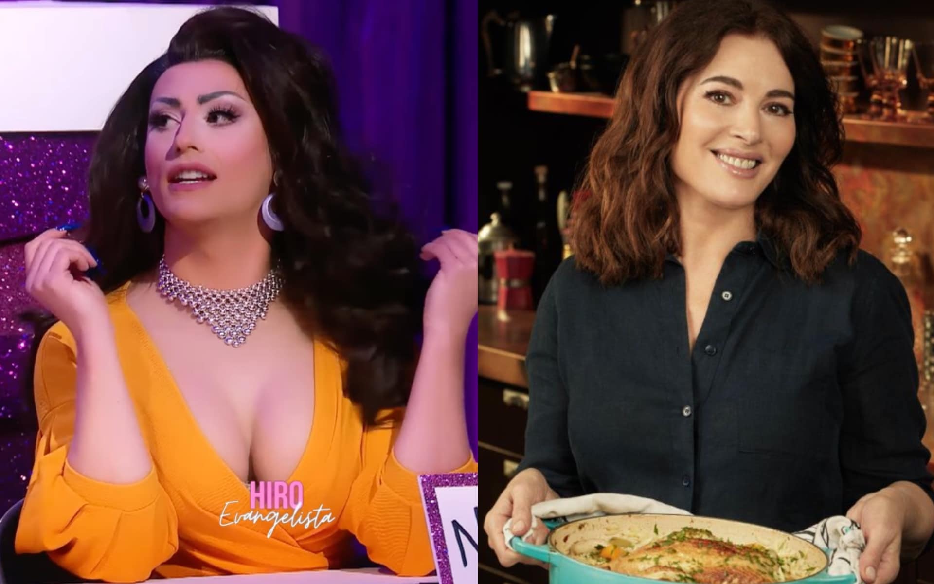 Nigella Lawson loved Ella Vaday's 'camp, enchanting' Drag Race UK impression | PinkNews