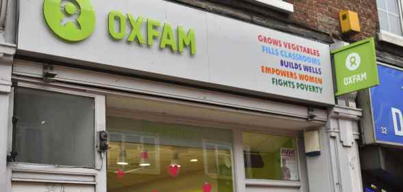 An Oxfam charity bookshop in central London