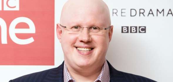 An image of Matt Lucas at a photocall before the screening of the first episode of Series 10 of Doctor Who in 2017