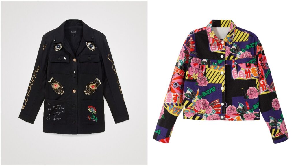More jacket designs we can see Choriza May repping. 