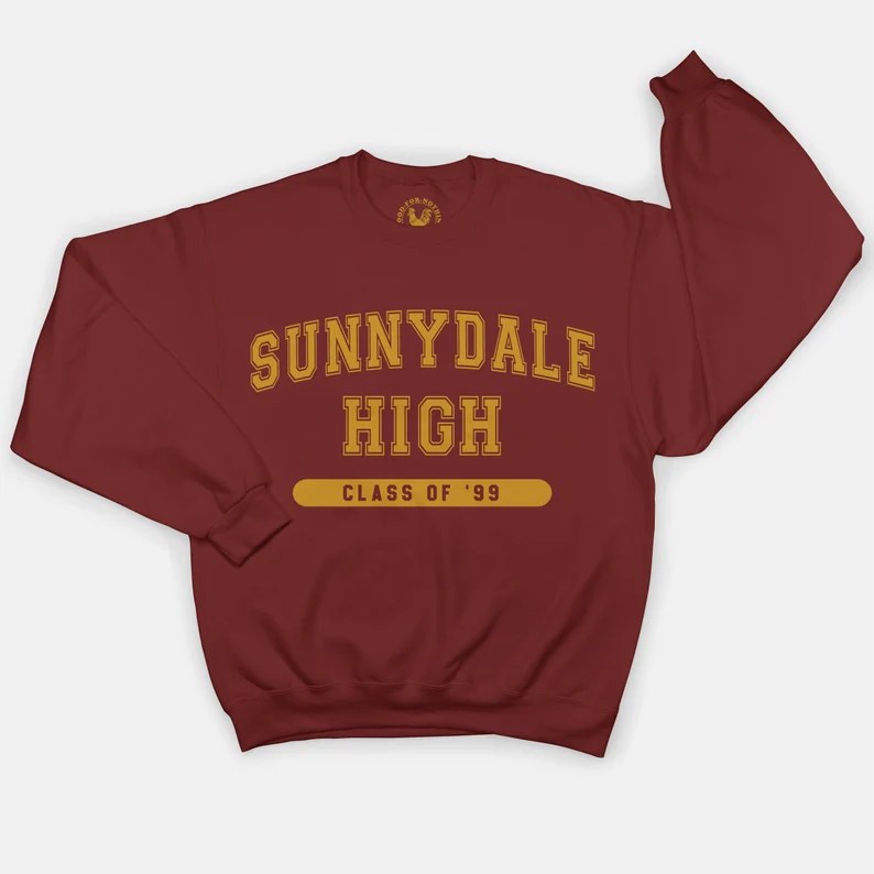 Sunnydale sweatshirt. 