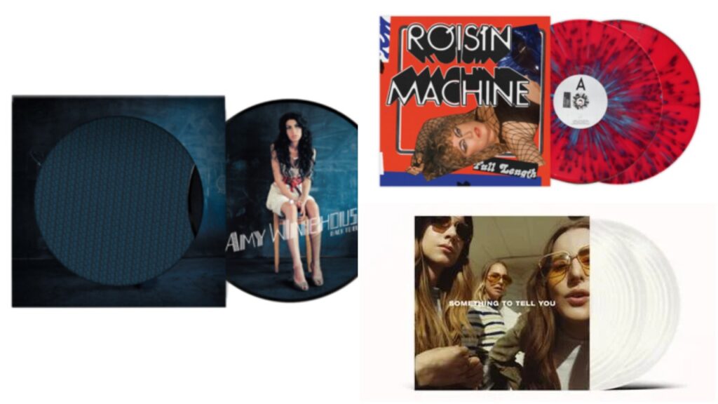 There's limited edition releases of albums from Amy Winehouse, Roisin Murphy and Haim.