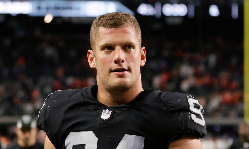 Gay NFL player Carl Nassib creates Pride cleats to support LGBT+ youth