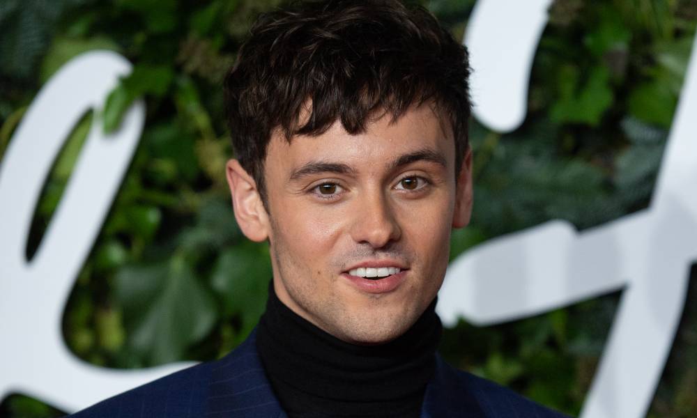 British diver Tom Daley wears a smart outfit while attending the Fashion Awards 2021