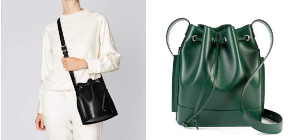 Shaker has launched a new vegan leather bucket bag.