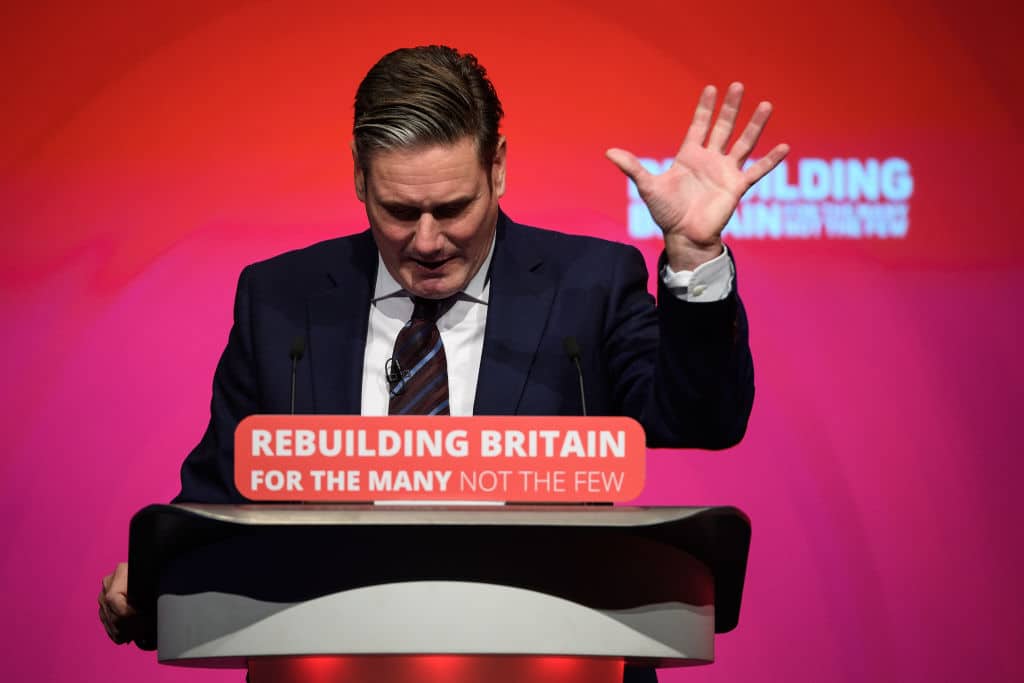 Keir Starmer at the 2018 Labour Party conference 