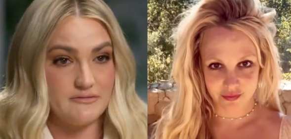 Tearful Jamie Lynn Spears and Britney Spears