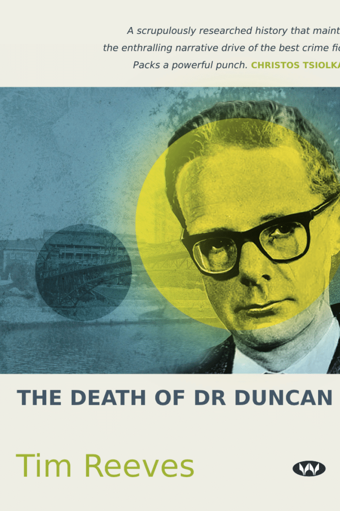 Book cover for The Death of Dr Duncan by Time Reeves