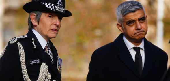 Sadiq Khan and Met Police chief Cressida Dick