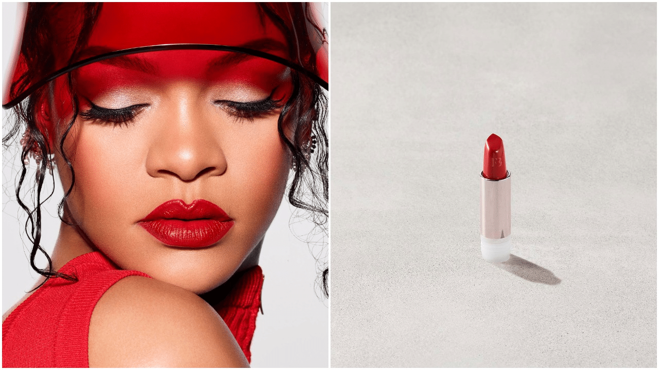 Rihanna Fenty Icon Lipstick Beauty Campaign Photos