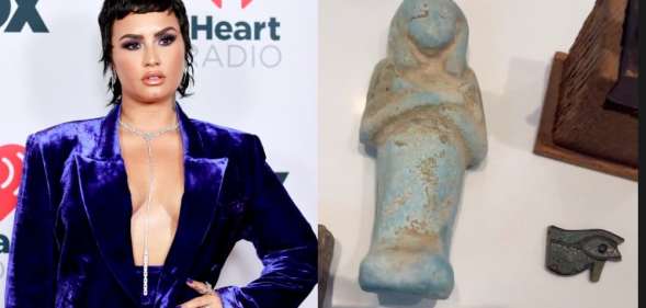 Demi Lovate dragged over her Egyptain artifacts collection