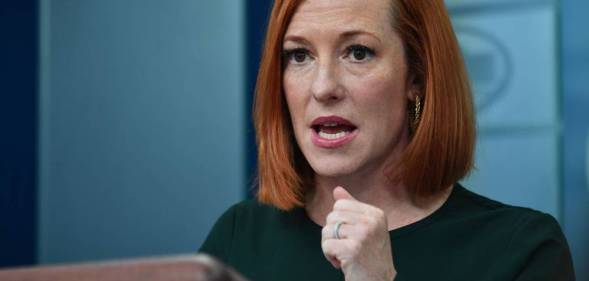 White House press secretary Jen Psaki speaks to reporters about Florida's Don't Say Gay bill