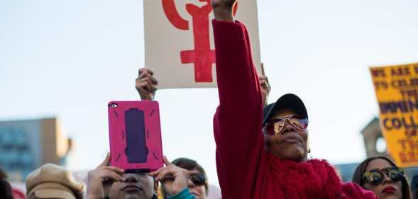 International Women's Day rally in New York